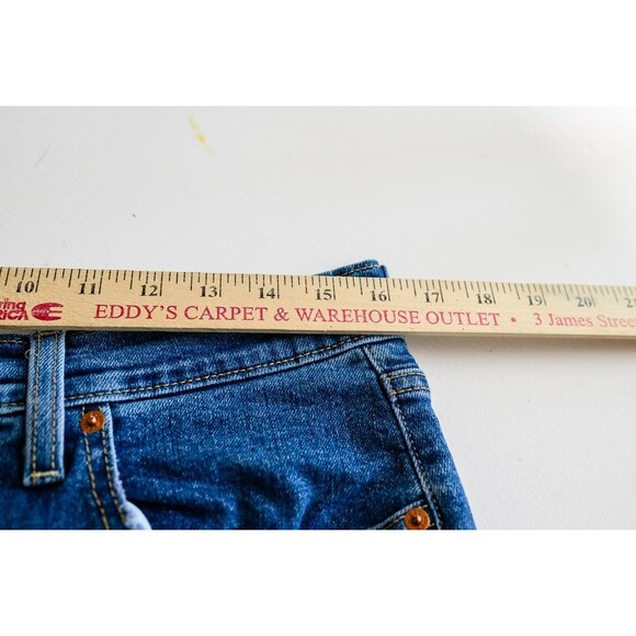 Levi's W31 L27 Ribcage Straight Ankle Jeans Denim buttonfly - Picture 6 of 8